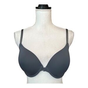 Victoria’s Secret T-shirt Lightly Lined Front Closure Bra Women’s SZ 32DDD Grey